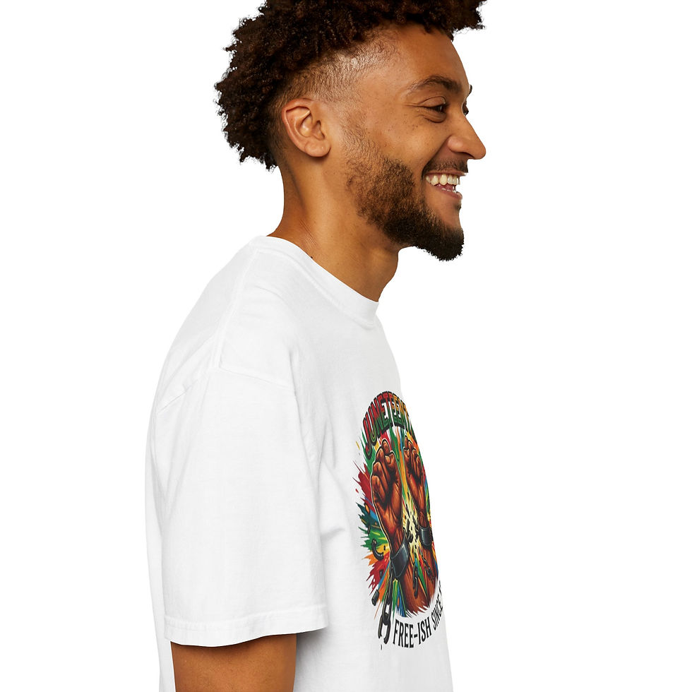 Thumbnail: Juneteenth Freedom T-Shirt — "Free-ish Since 1865" Graphic Tee