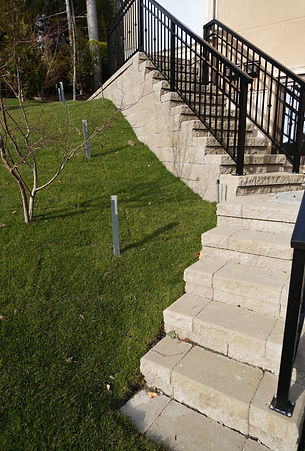 Valleys blocks stairs