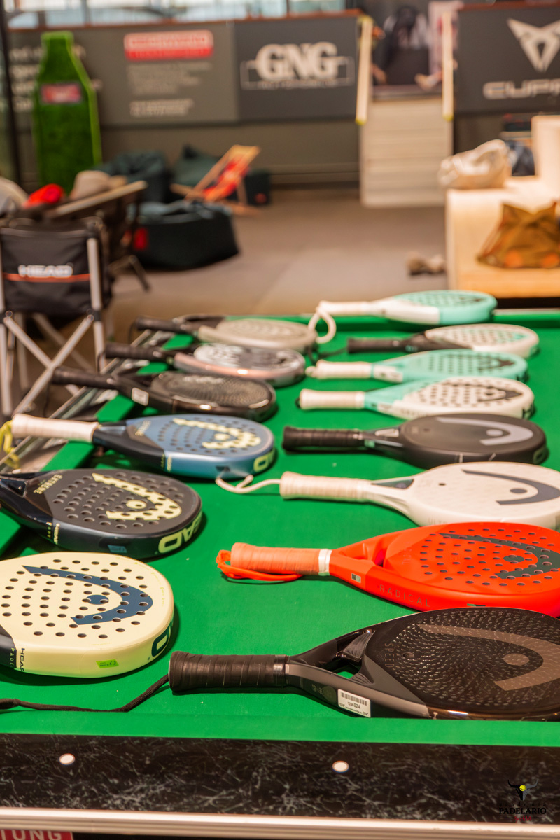 Head Testschläger am Padelturnier
