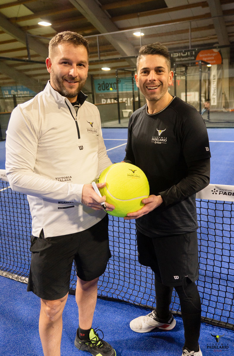 Gewinner des Copa Padelario 1 Turniers, Hilario und Sasa