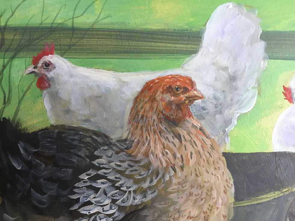 Thumbnail: The Artists Chickens