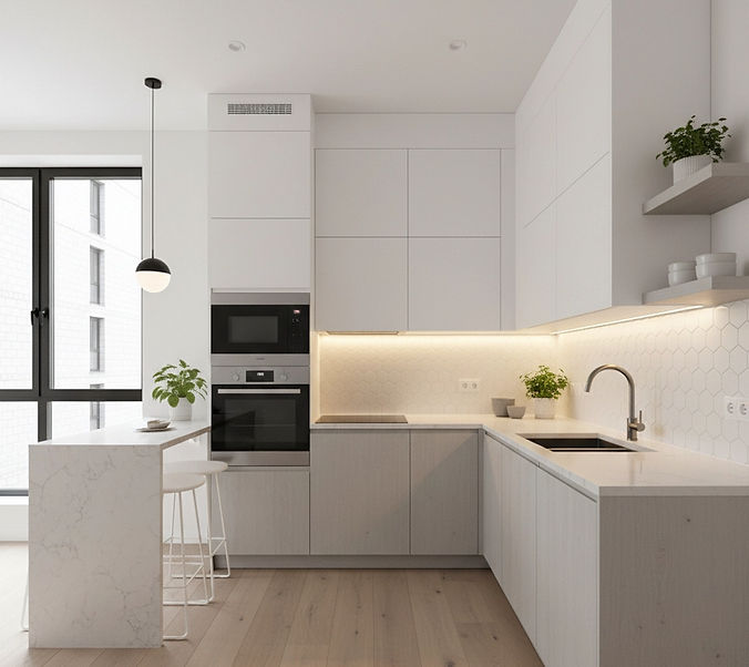 Mała kuchnia w bloku na wymiar