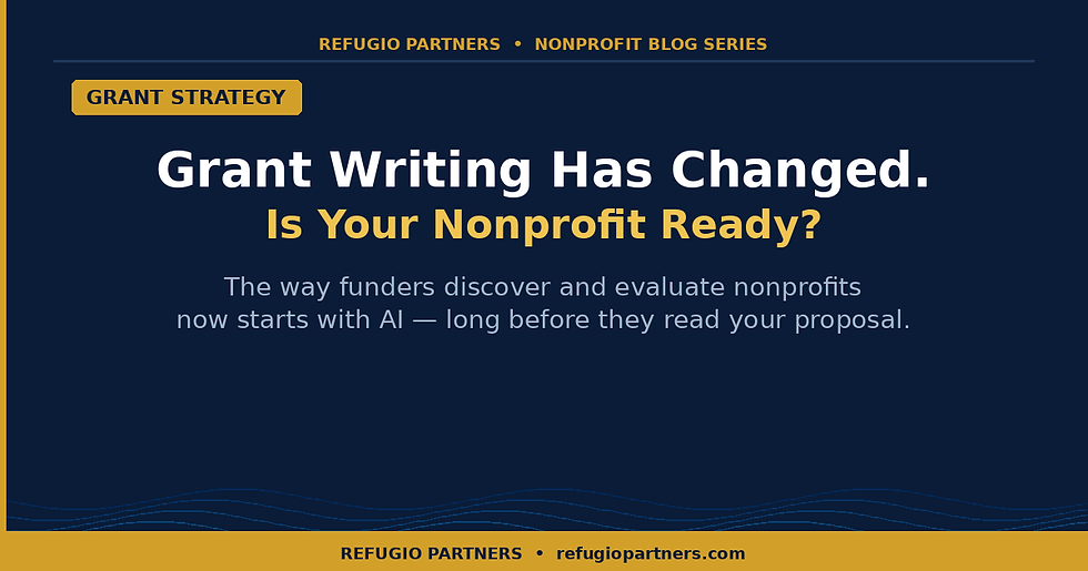 Grant Writing Has Changed