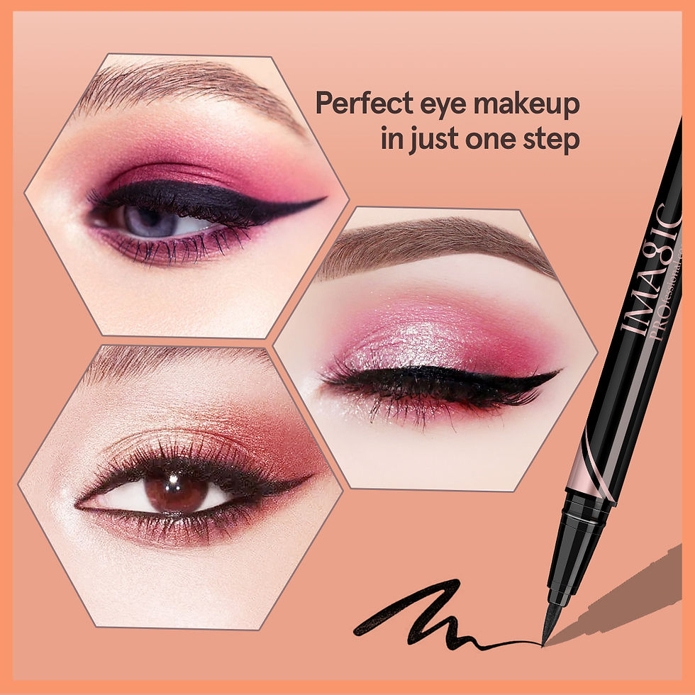 Thumbnail: IMAGIC Waterproof Eyeliner Shine Eyeliner Matte Make Your Beauty Black Long Last