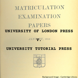 University of London Press v. University Tutorial Press