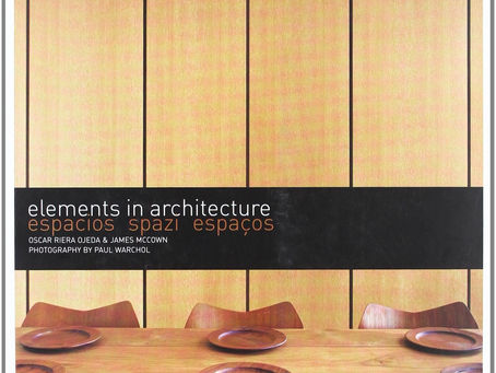 ELEMENTS IN ARCHITECTURE: ESPACIOS, SPAZI, ESPAÇOS