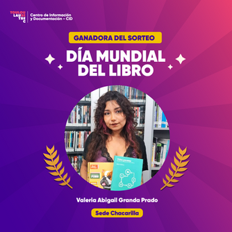 GANADORA DEL SORTEO: Día mundial del libro