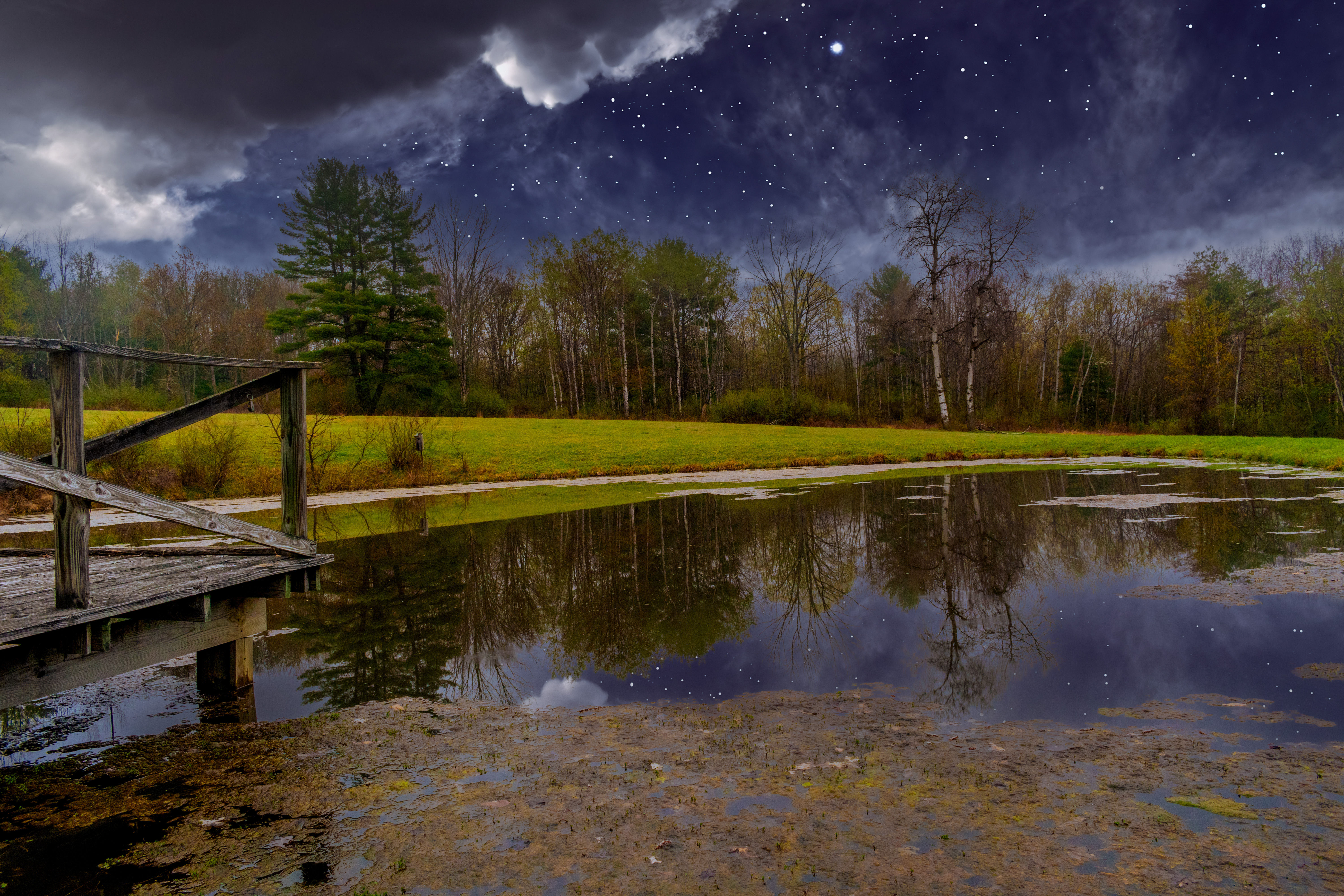 Docked Under the Stars 8x12 Print
