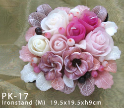Flower candle set - Gray Pink Collection
