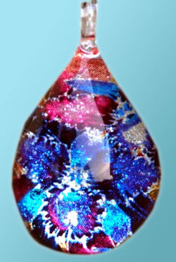 Hand blown Glass Pendant-938