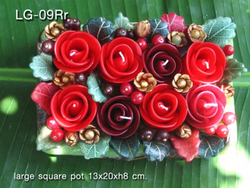 Flower candle set - Christmas Collection
