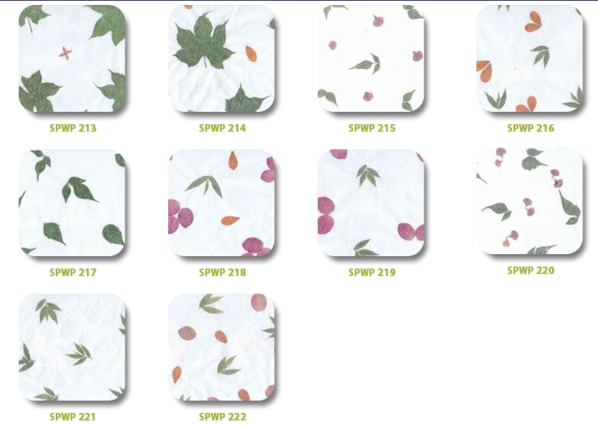 Sample Mulberry Paper by machine