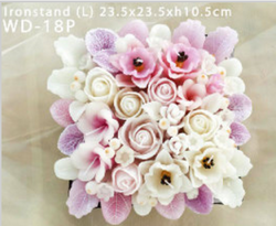 Flower candle set - Wedding Pink Collection
