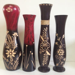Mango Wood Vases