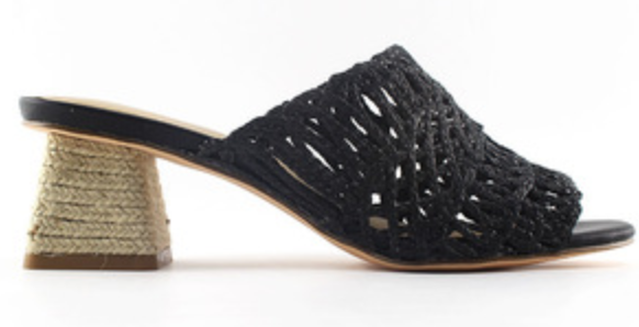Custom Slip on Shoes block heel sand
