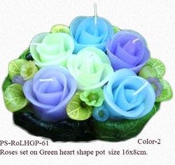 Flower candle set - Pastel Collection