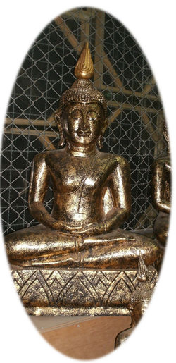 Wood Buddha Image C4493-1