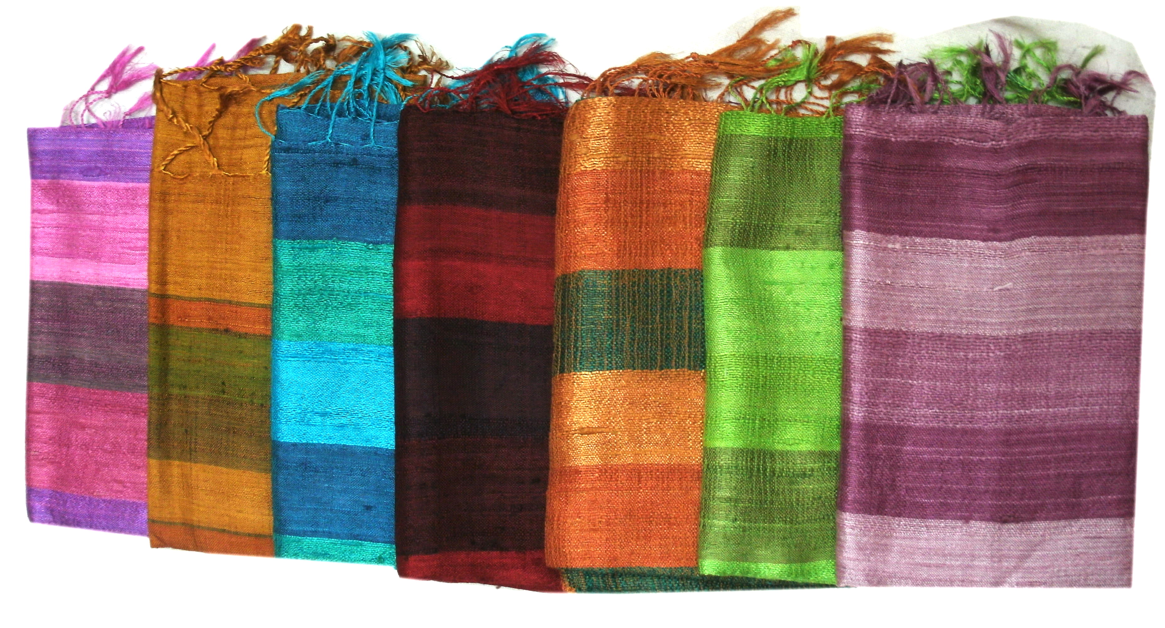 Row Silk Scarf-02