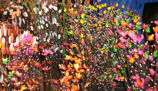 Flower made from nature material-30