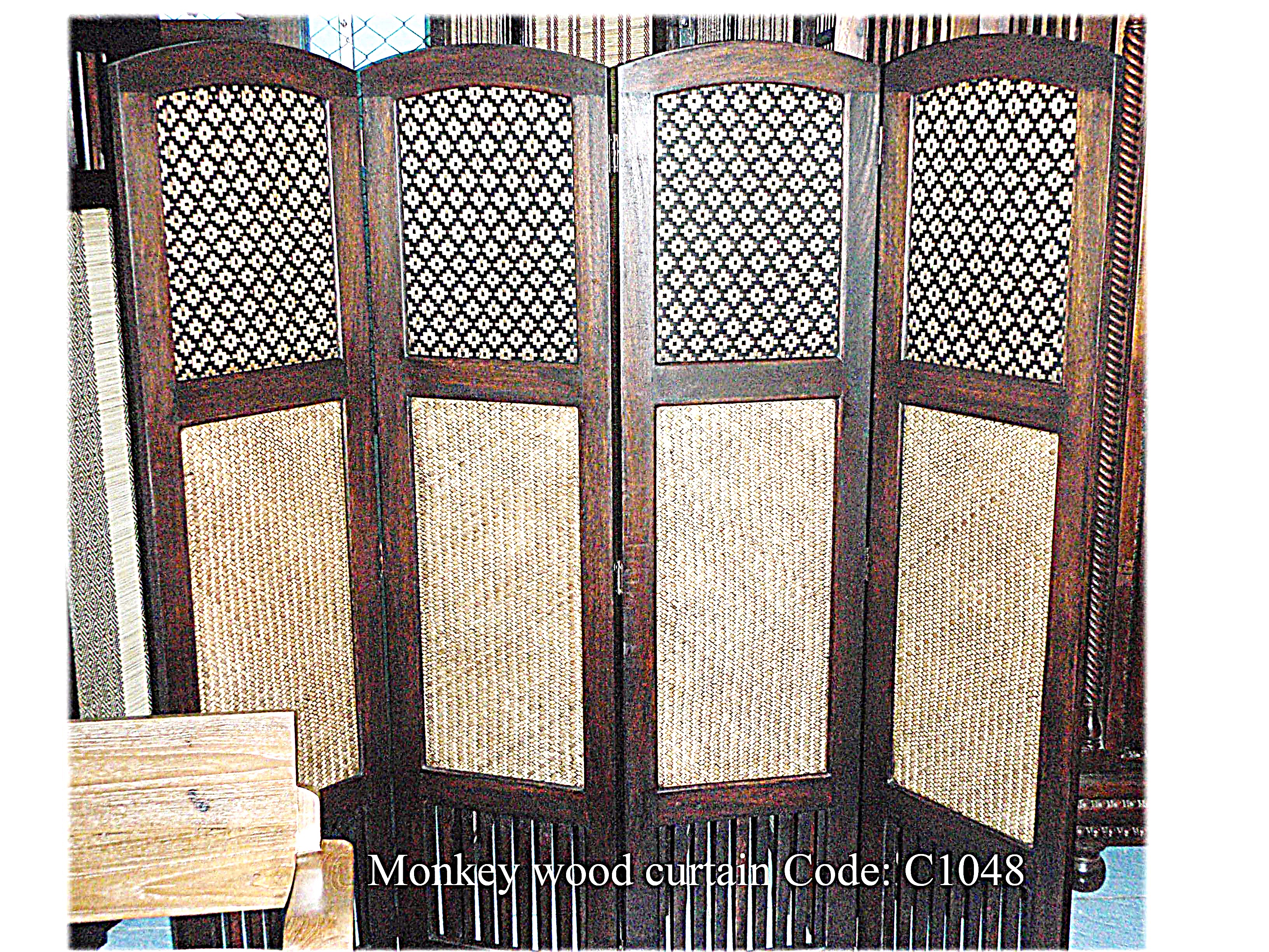 Wood Room Divider