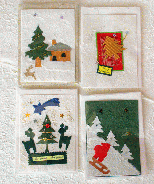 Mulberry Paper Greeting Cards