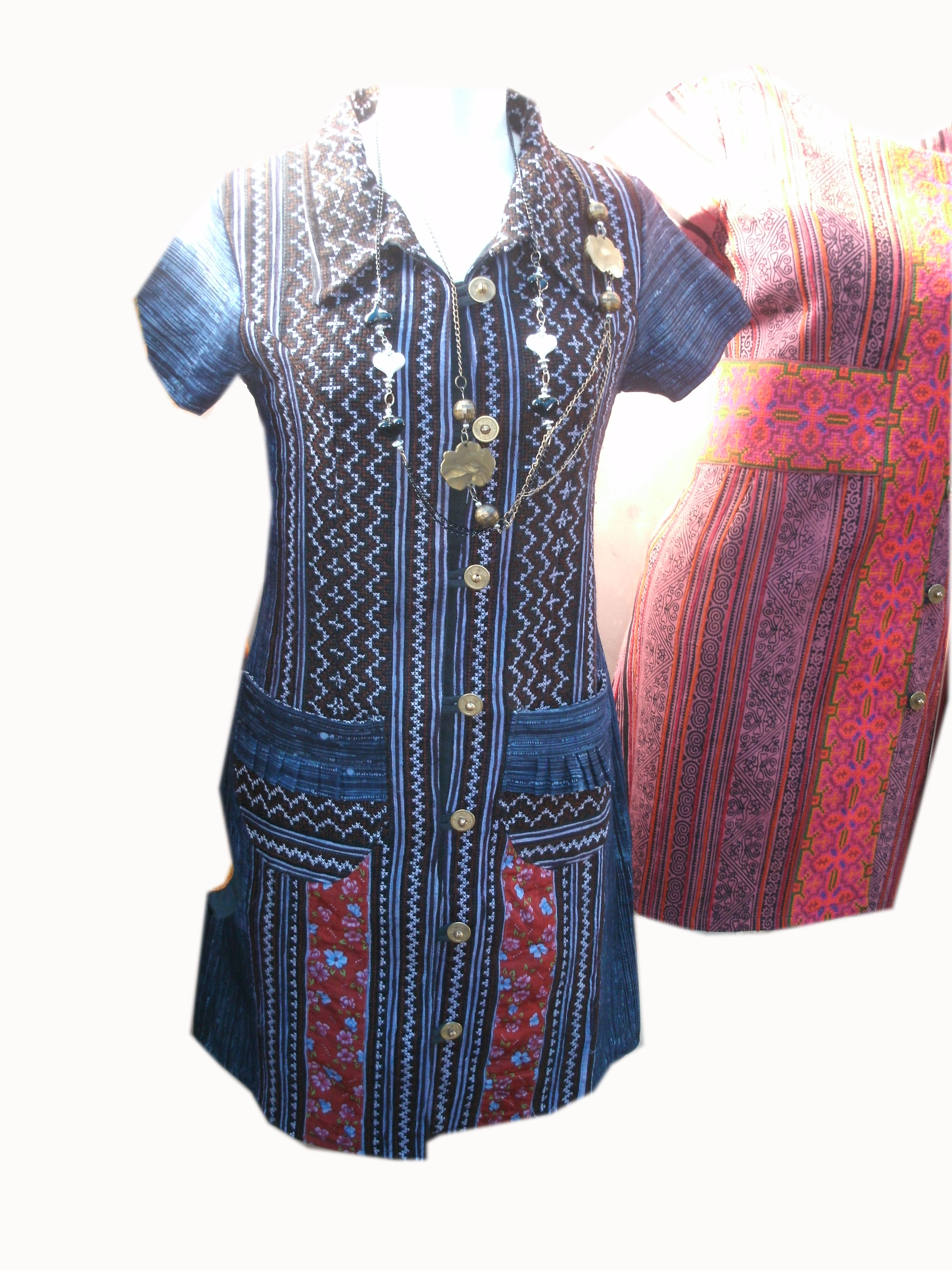 Tribal Pattern Dress-13