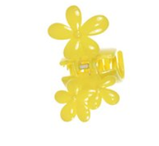 Hair clip none painted RC-230-สามดอกไม้