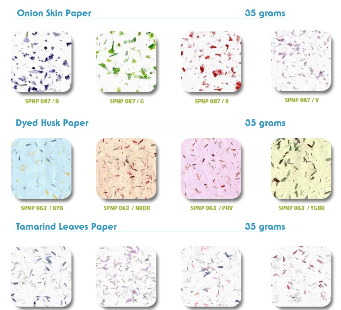 Sample Mulberry Paper by machine