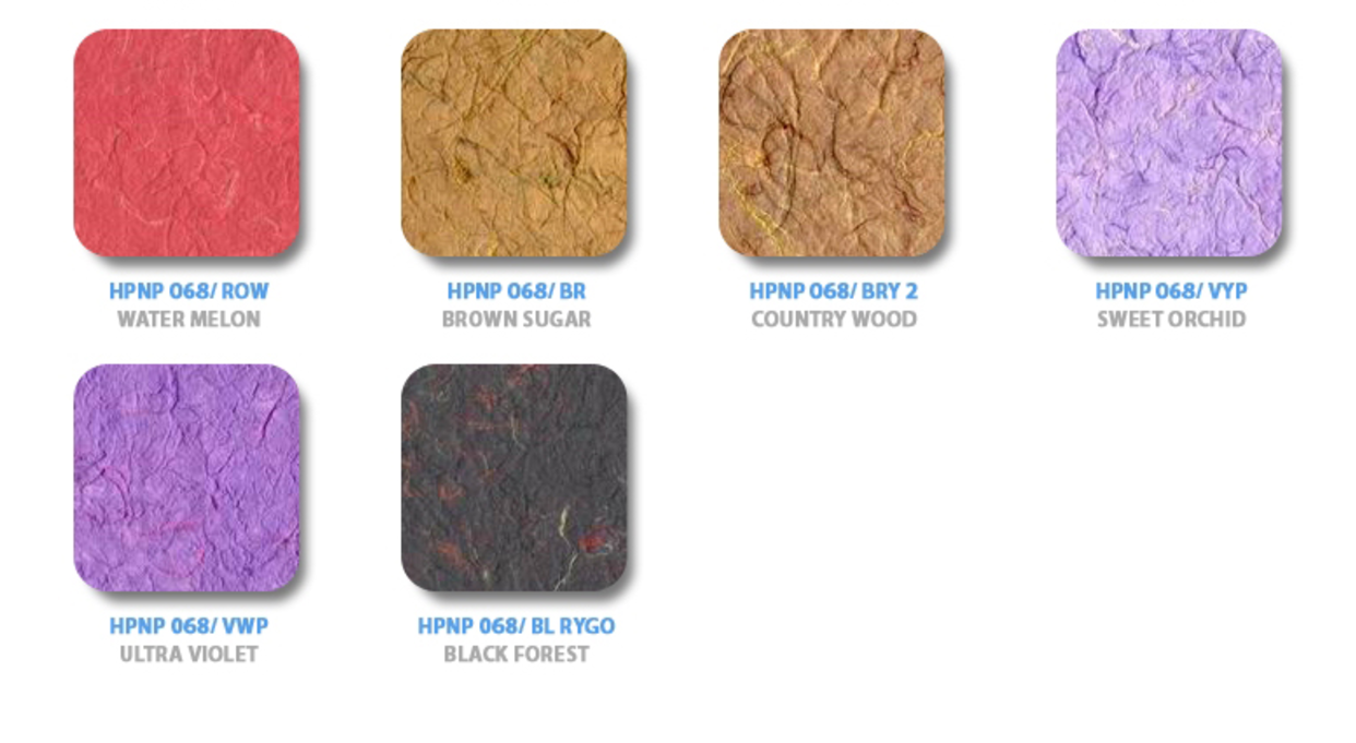 Sample Mulberry Paper by machine