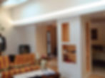Maison LA - Corniche leds et meuble sur mesure pour caché les réseaux et porteur existants