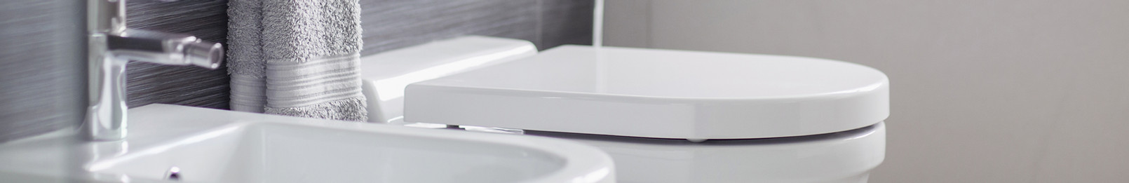 Bathroom faucet, toilet, and tub
