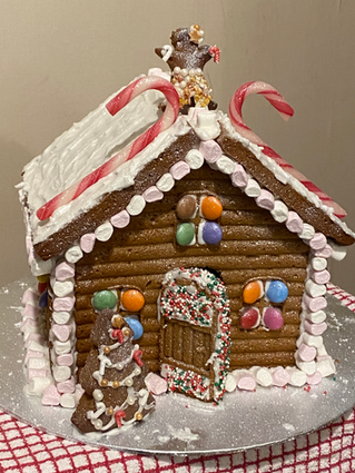 Gingerbread House made by one of our previous homeschoolers.