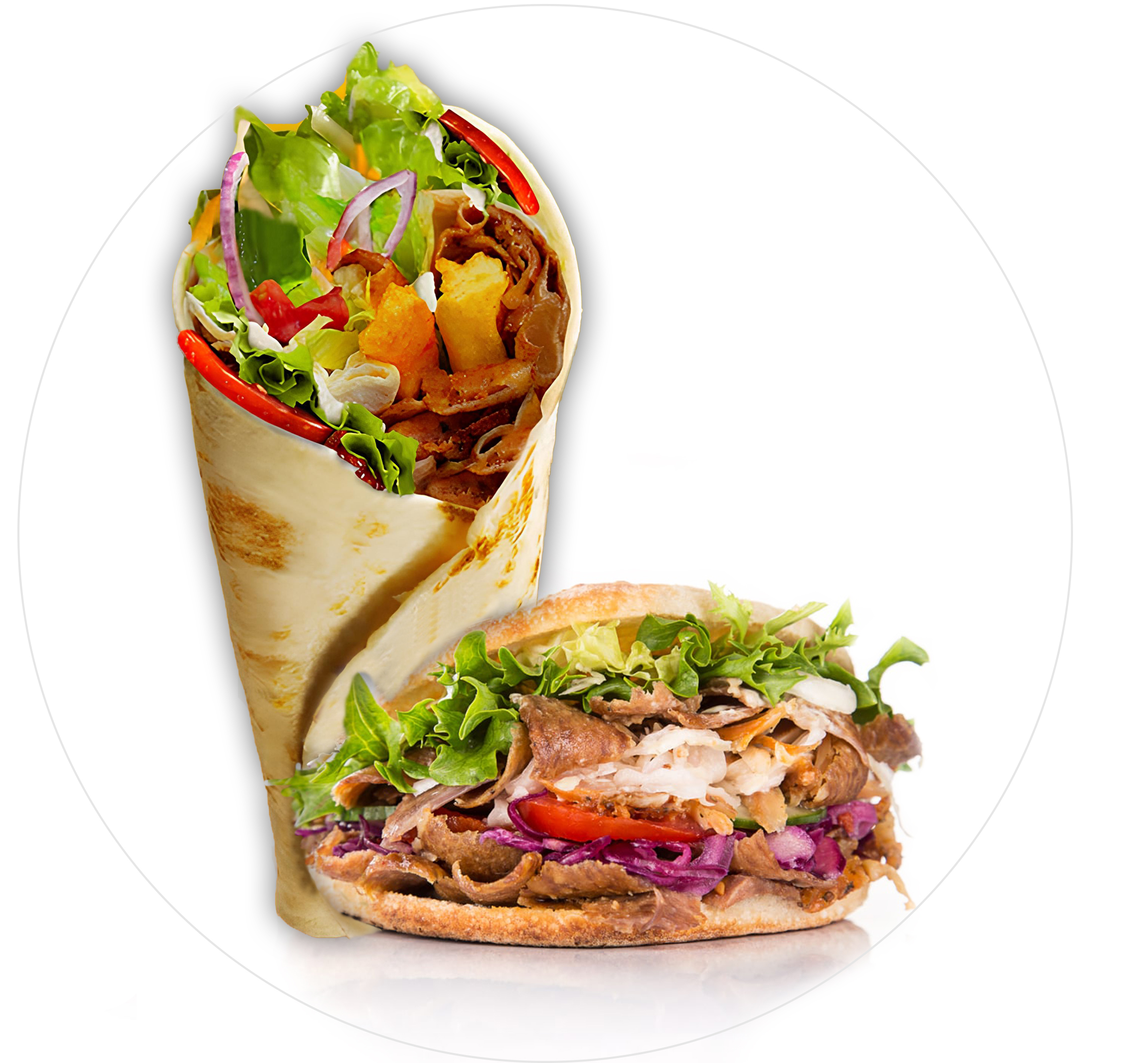 Arranged Food and Objects