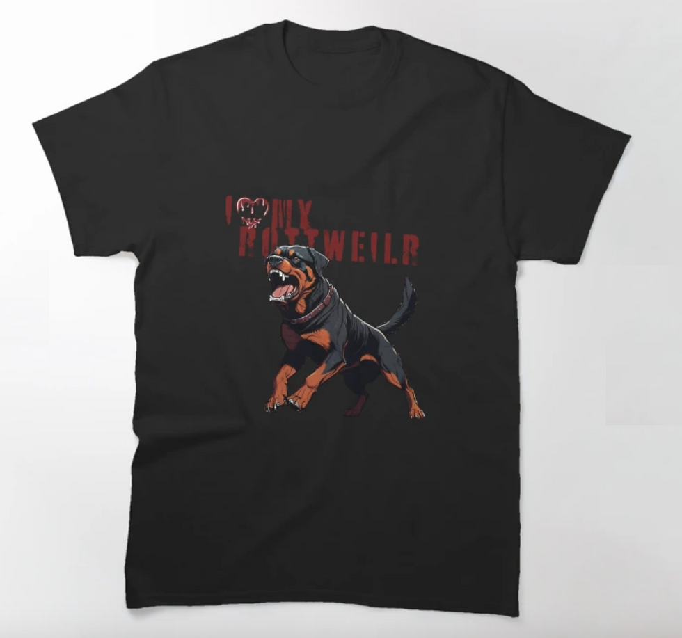 I Love My Rottweiler Shirt