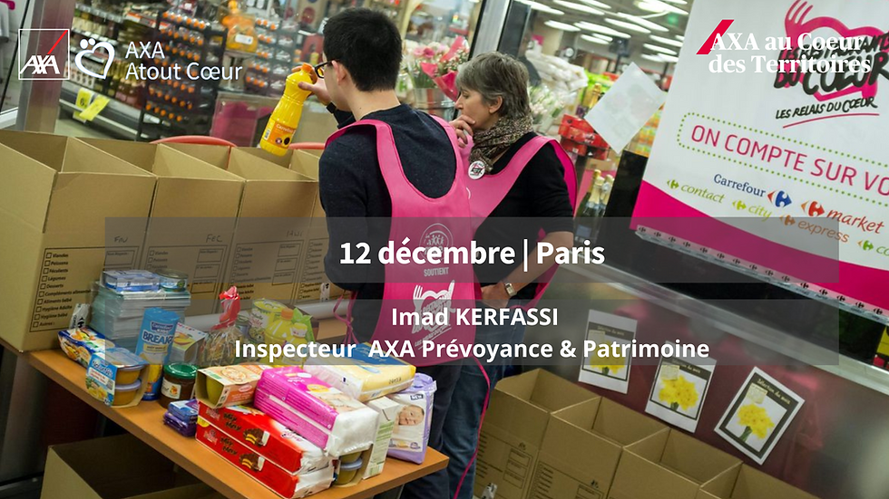 Collecte de denrée alimentaire pour les Restos du Coeur