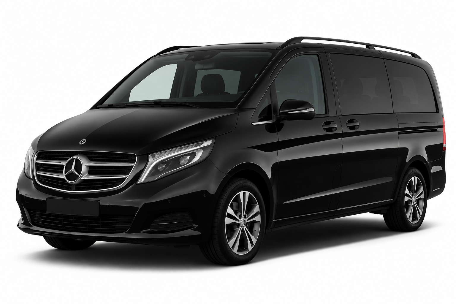 Black Mercedes Minivan