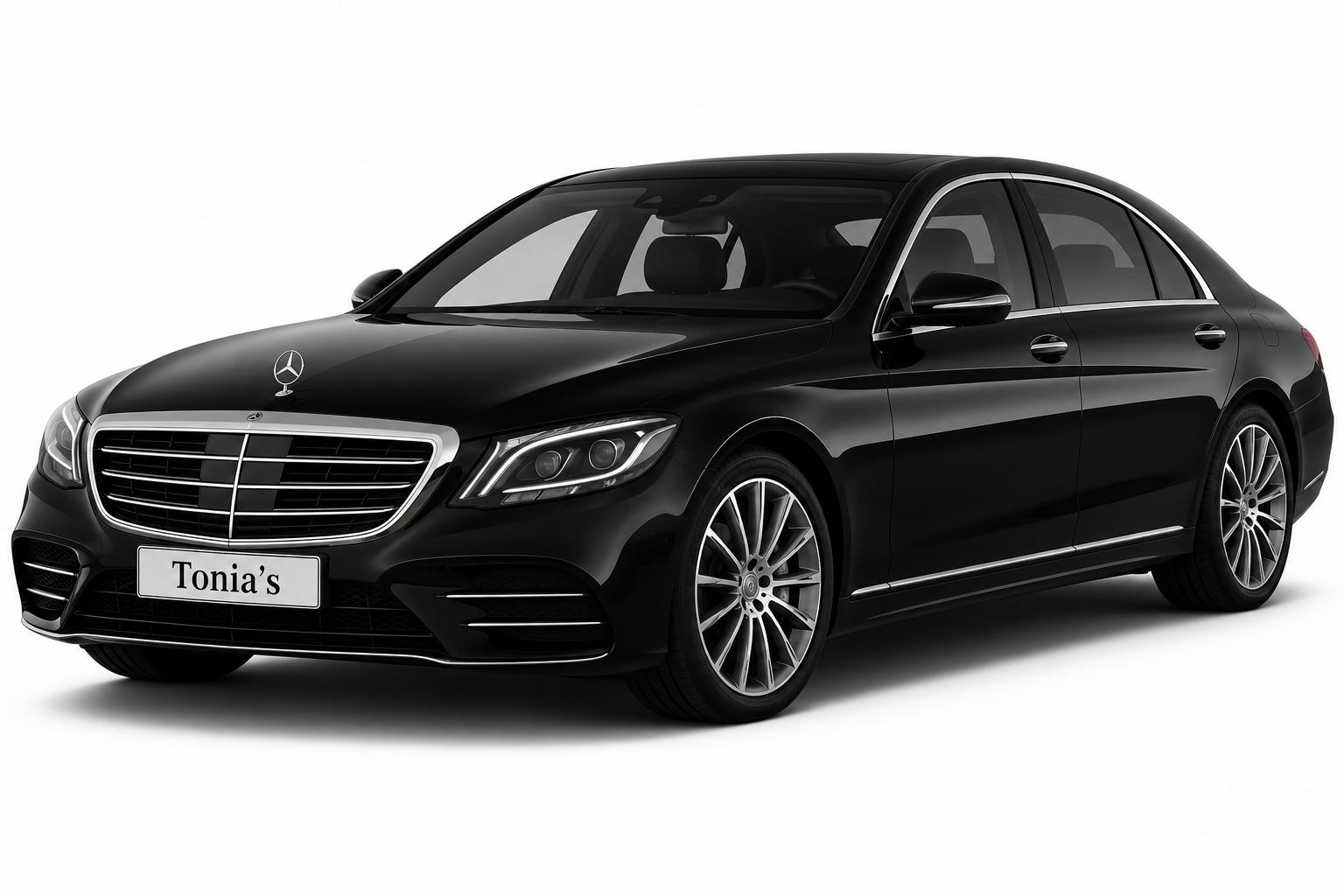 Economy Black Mercedes Sedan