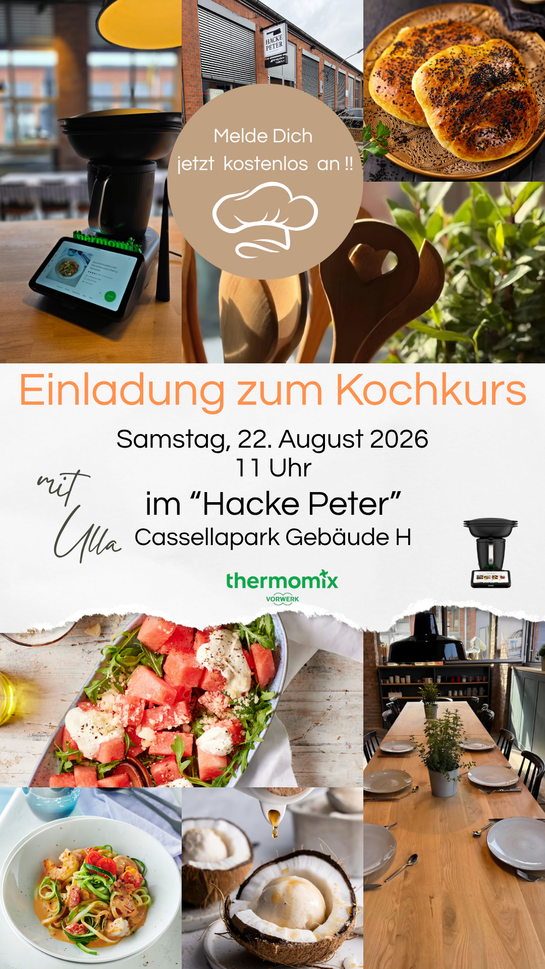 Kochkurs Thermomix® mit Ulla - kostenfrei