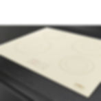 Beige SMEG Kochfeld SI2641DP mit vier Kochzonen und Touch-Bedienfeld in der Mitte unten