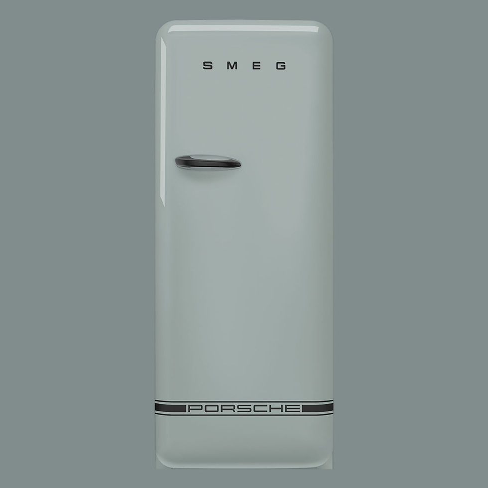 Miniaturbild: Smeg Kühlschrank FAB28RDPSG6  in Shade Green im Schriftzug Porsche