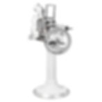 Schwungradmaschine B114X von Berkel, stehende manuelle Aufschnittmaschine mit rundem Schwungrad und Schriftzug 'Milano'