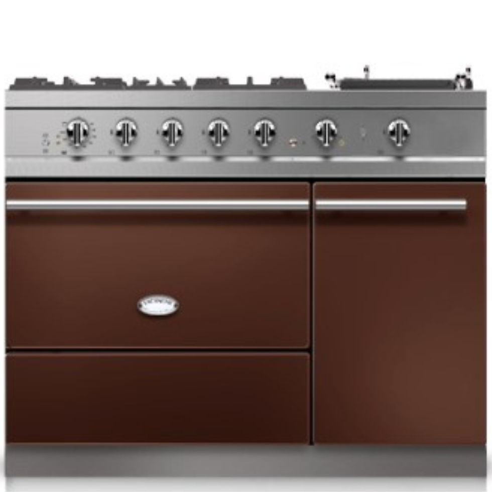Standher braun, mit 2 Türen und einer Schublade, Bedienfeld vorne in Chrom