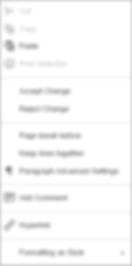 redline options