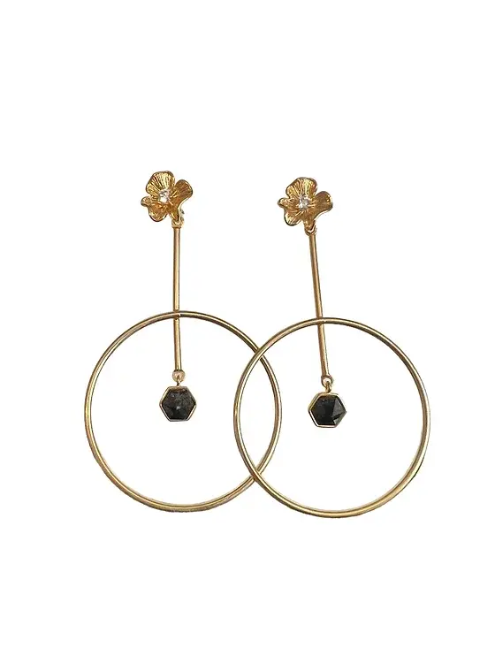 Thumbnail: Rose Marble Earrings