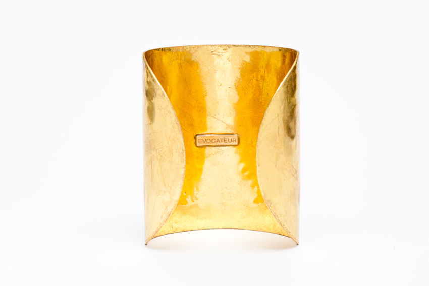 Thumbnail: Gold Leaf Snake Cuff 