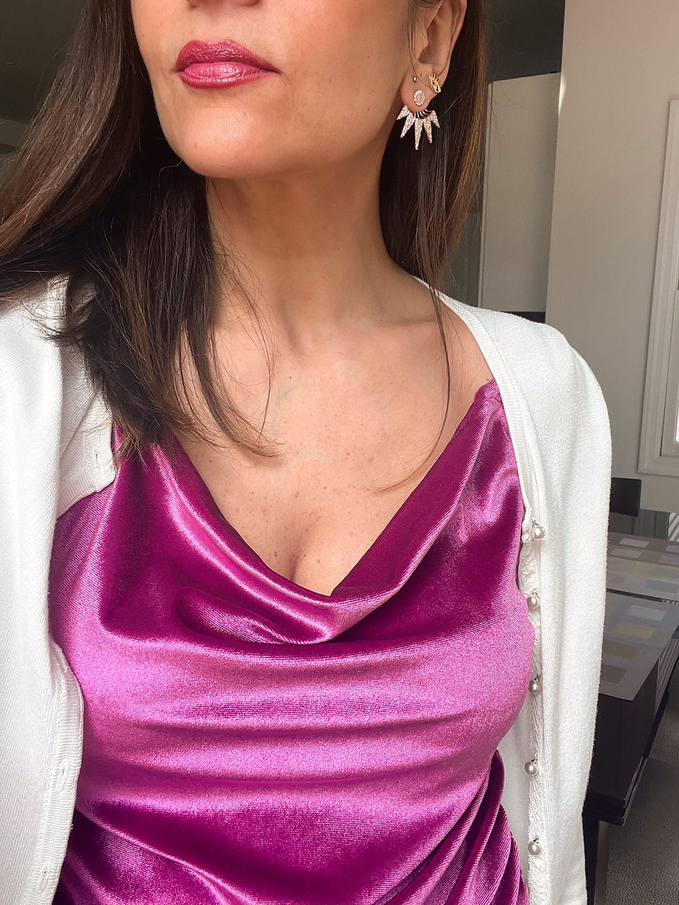 Thumbnail: VELVET PULL UP STRING TOP