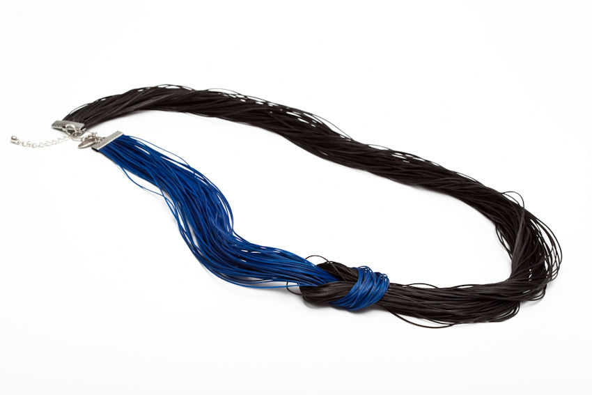 Thumbnail: SILKY LAYERED KNOT NECKLACE