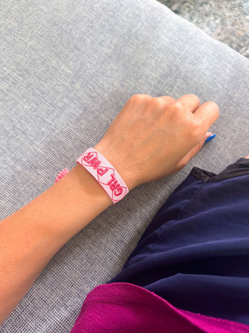 Girl Power Woven Bracelet
