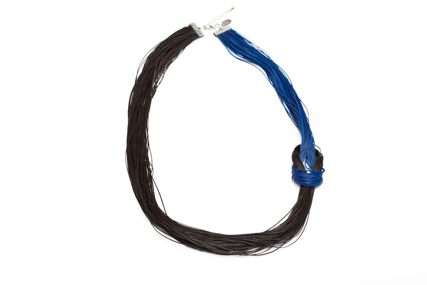 Thumbnail: SILKY LAYERED KNOT NECKLACE