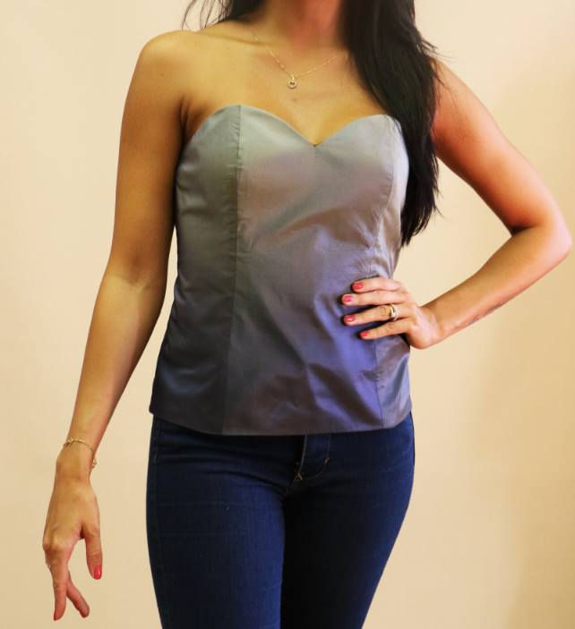 Thumbnail: TAFFETA BUSTIER